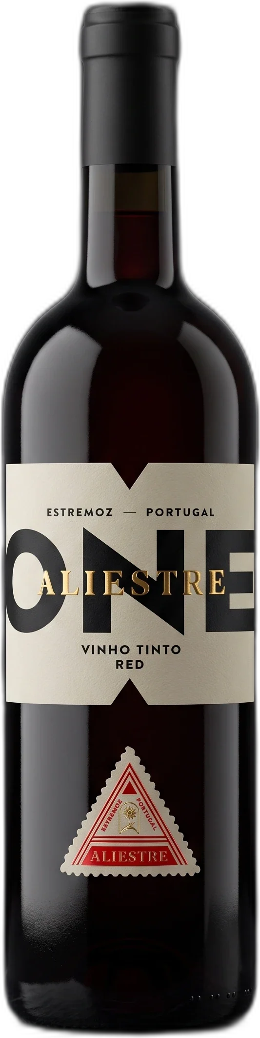 Aliestre Vineyards Aliestre ONE Red – Rotwein aus dem Alentejo in dunkler Flasche mit elegantem Etikett.