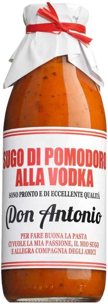 Casina Rossa Sugo alla Vodka – Glas mit cremiger Tomatensauce mit Sahne, Basilikum und Wodka