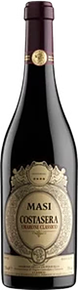 Masi Costasera Amarone della Valpolicella Classico, halbe Flasche 0,375 l, dunkles Etikett mit Bergmotiv