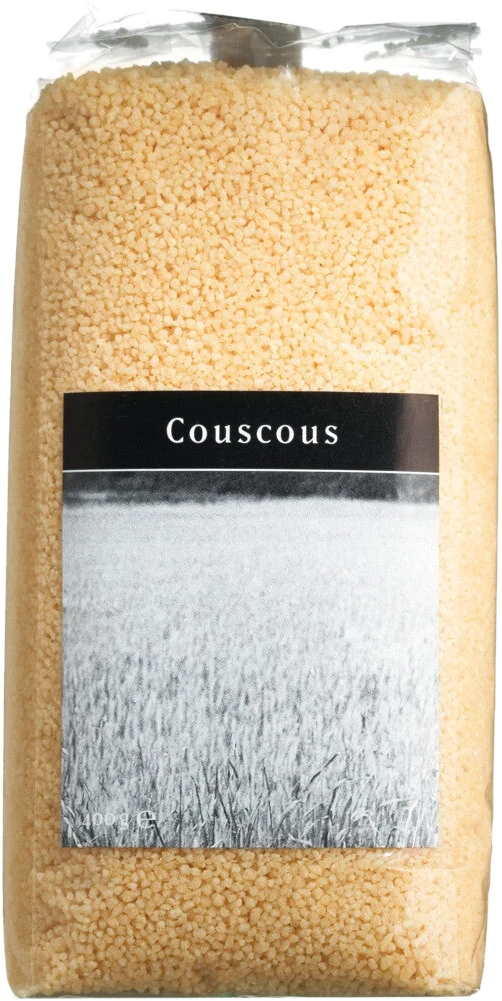 Couscous aus Hartweizengrieß, vorgegart und zu feinen Kügelchen geformt – locker, mild-nussig.