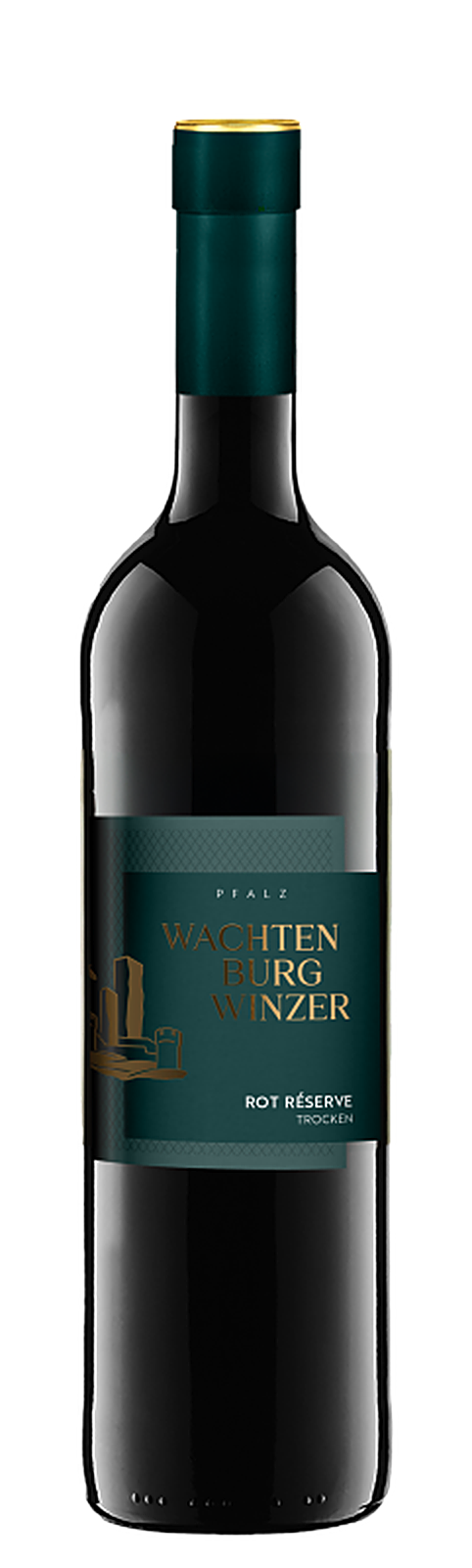 Wachtenburg Winzer Cuvée Wachtenburg Premium Pfalz trocken – Rotwein in dunklem Rubinrot, in Barriques gereift.