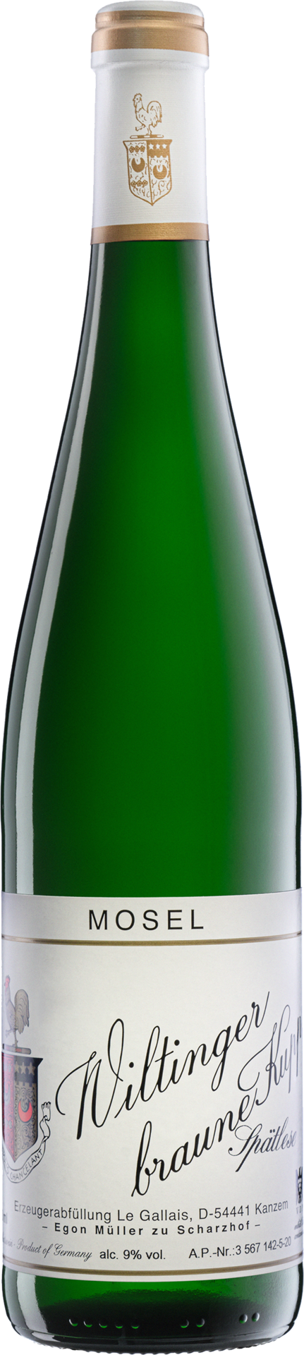Egon Müller Le Gallais Wiltinger Braune Kupp Riesling Spätlese