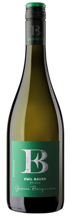Weißweinflasche Emil Bauer Grauer Burgunder, trockener Grauburgunder vom Weingut Emil Bauer