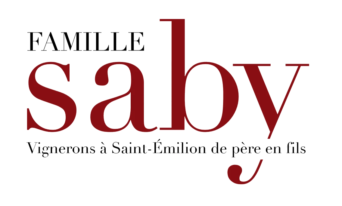 Logo der Famille Saby, Familienweingut aus Saint-Émilion, Bordeaux, seit 1775.