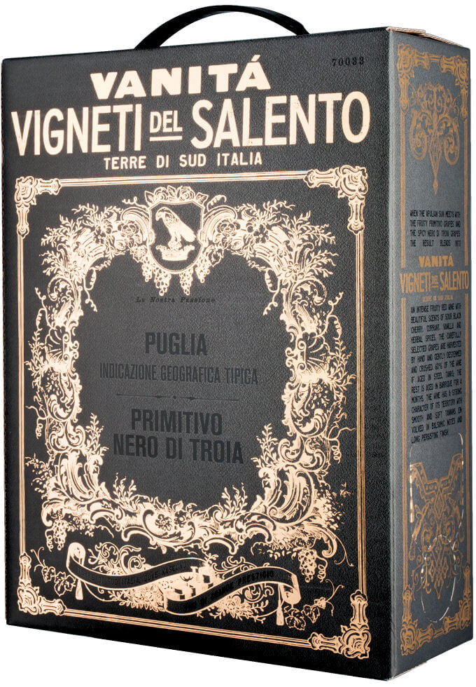 Vanita Primitivo / Nero di Troia 3 Liter Bag in Box