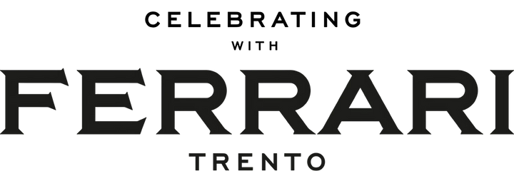 Ferrari – Logo, Schaumweine aus Südtirol, Italien