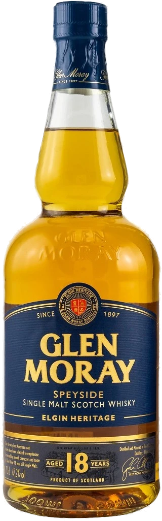 Glen Moray Speyside Single Malt Whisky 18 Years