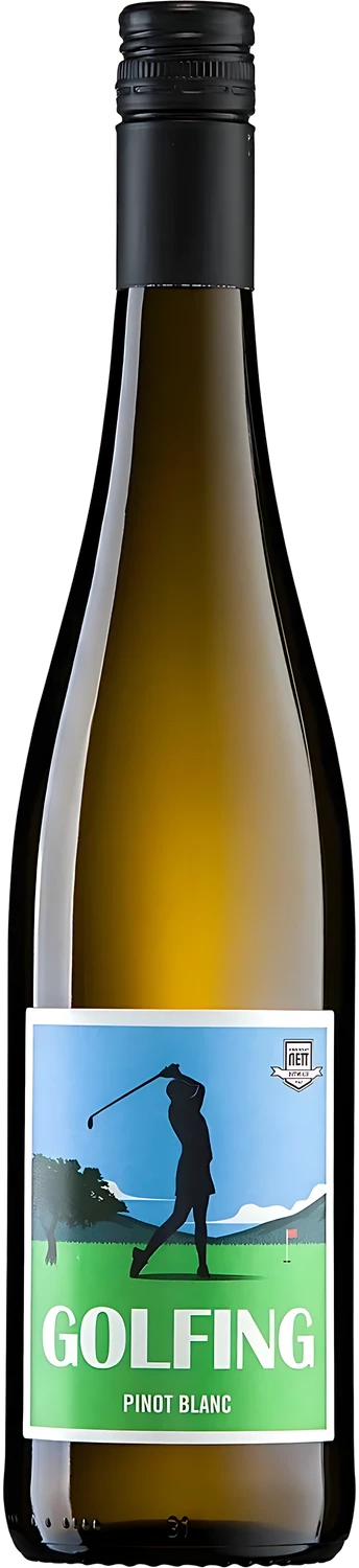 White wine bottle Golfing Pinot Blanc from the Bergdolt-Reif & Nett winery
