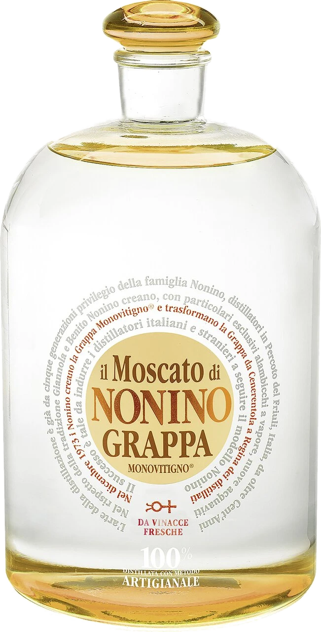 Nonino Distillatori Grappa Il Moscato MV Imperiale, aged in barriques, 41% vol., 6.3 L, bottle