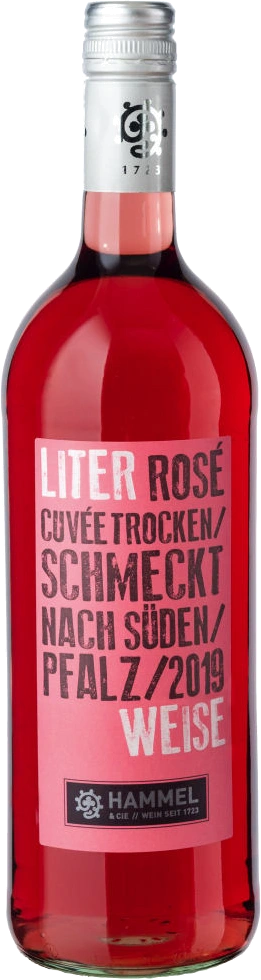 Hammel & Cie Literweise Cuvée Rosé dry 1.0L
