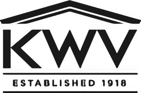 KWV-Logo – südafrikanische Weinkooperative, gegründet 1918, ansässig in Paarl