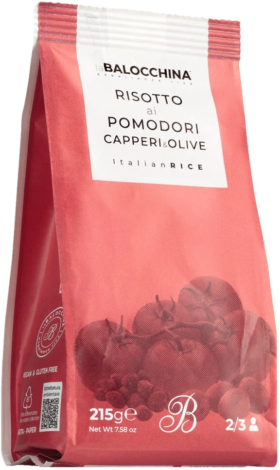 La Balocchina Risotto pomodoro capperi e olive – Risottomischung mit Tomate, Kapern und Oliven