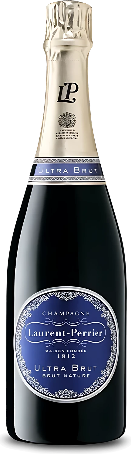 Flasche Champagner Laurent-Perrier Ultra Brut.