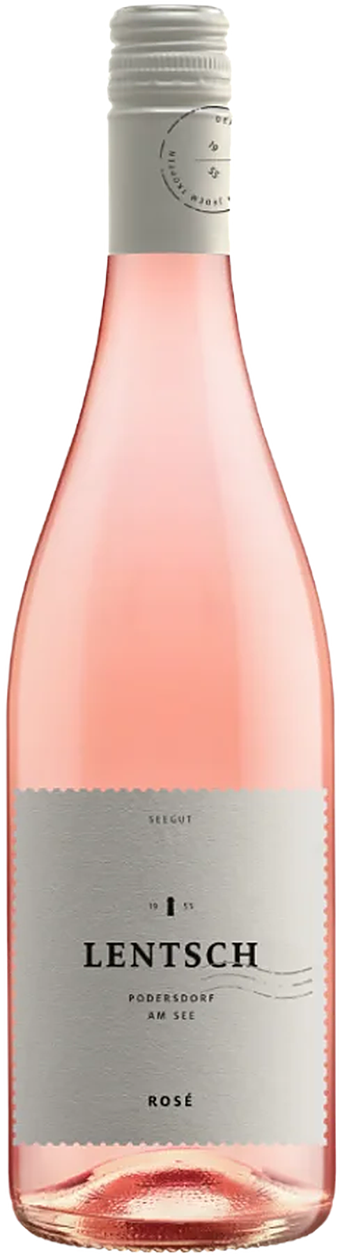 Seegut Lentsch Cabernet Franc Rosé Reserve, rosé Weinflasche mit Etikett