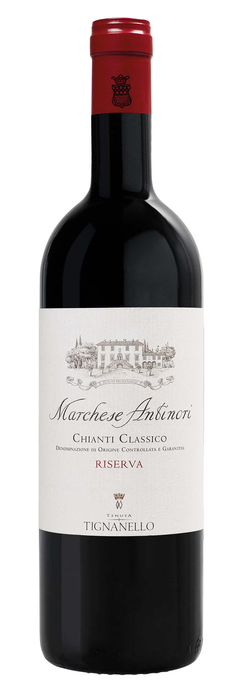 Flasche Rotwein Marchese Antinori Chianti Classico Riserva Tenute Tignanello, Antinori