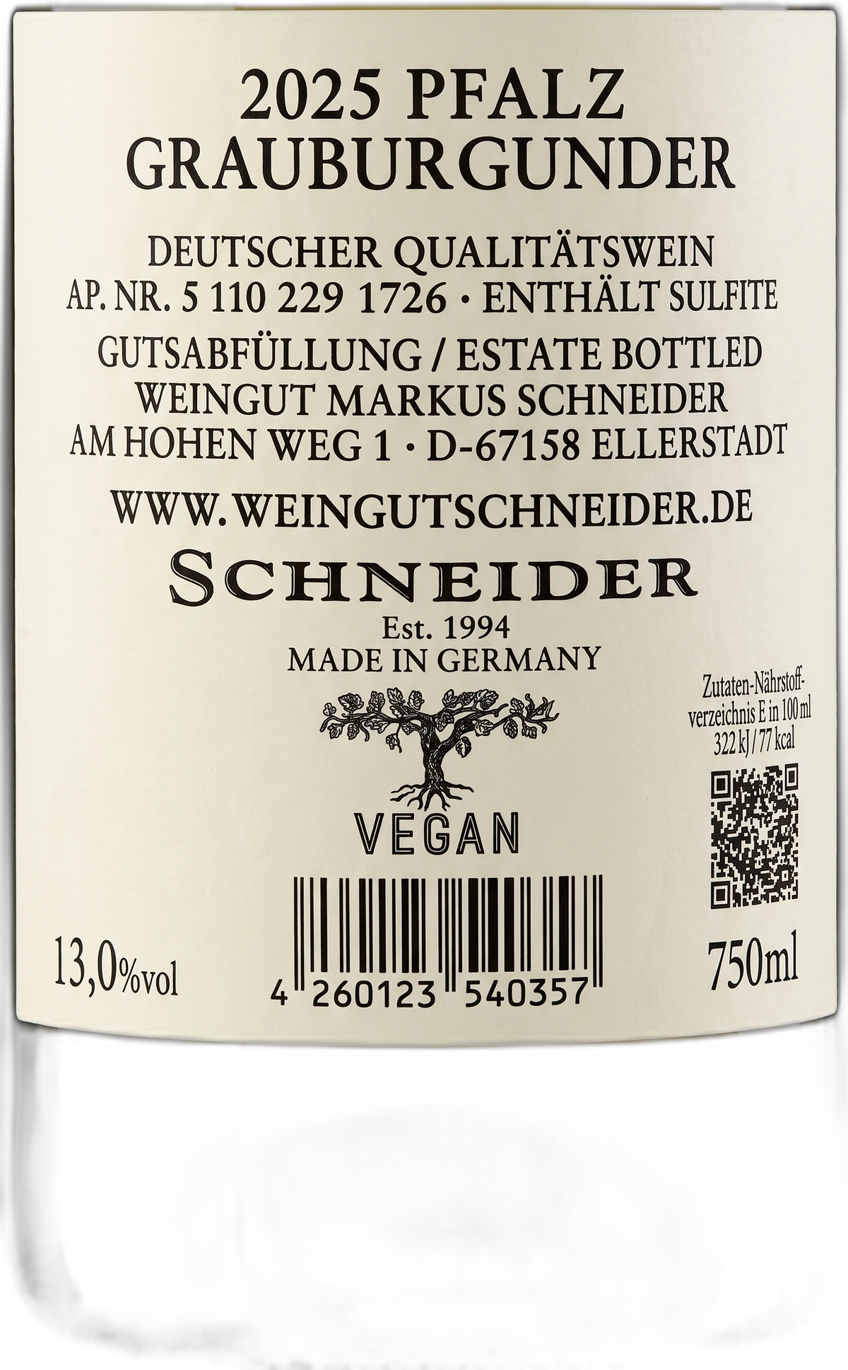 Markus Schneider Pinot Gris