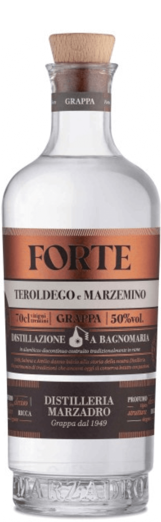Marzadro Grappa Bivitigno Forte 0.7L
