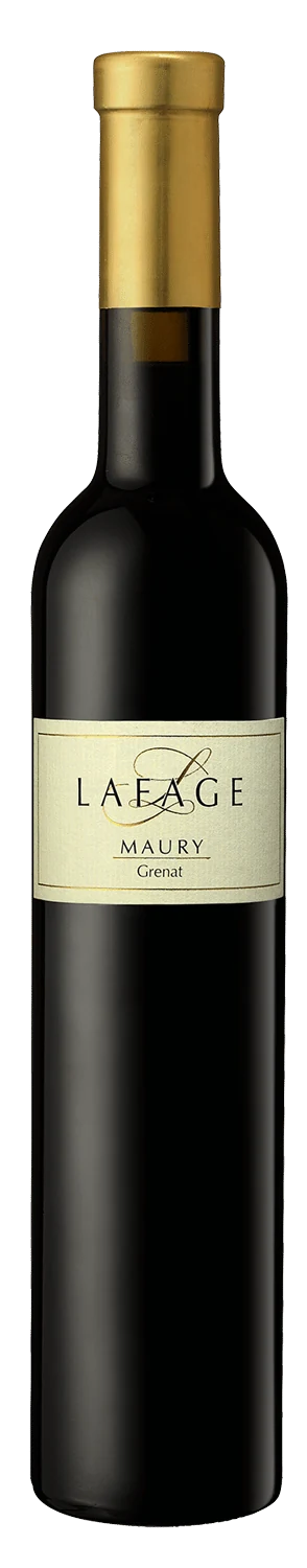Flasche Maury Grenat von Domaine Lafage, roter Süßwein aus dem Roussillon