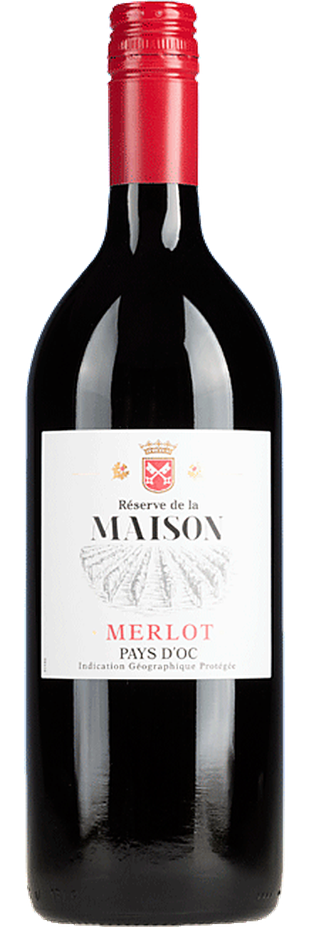 Merlot Reserve de la Maison Vin de Pays d'Oc 1,0 l