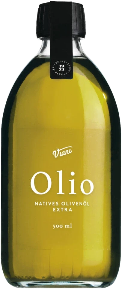 OLIO Olio d'oliva extra vergine – italienisches Extra-Vergine-Olivenöl, dunkle Glasflasche