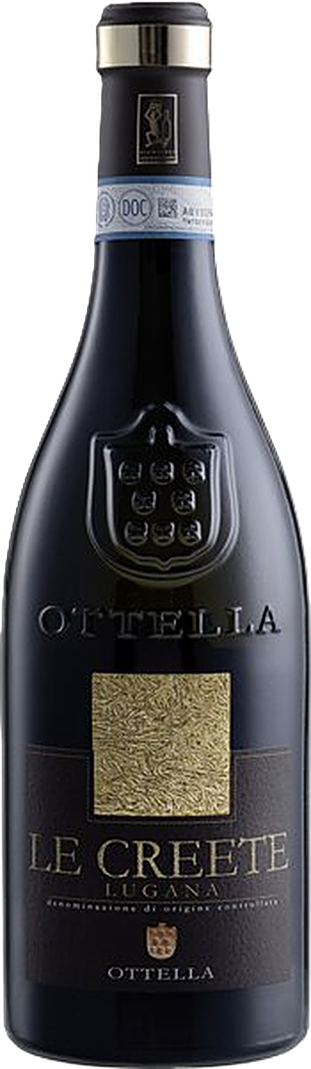 Ottella Le Creete Lugana – White wine from Northern Italy, Turbiana grape, light bottle with white label
