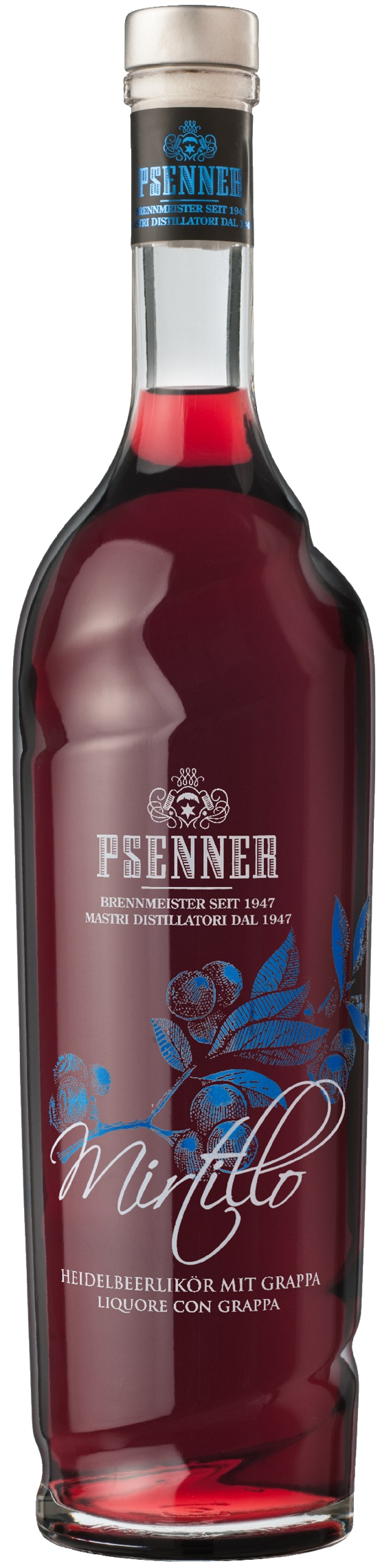 Psenner Mirtillo Heidelbeerlikör mit Grappa 0,7L