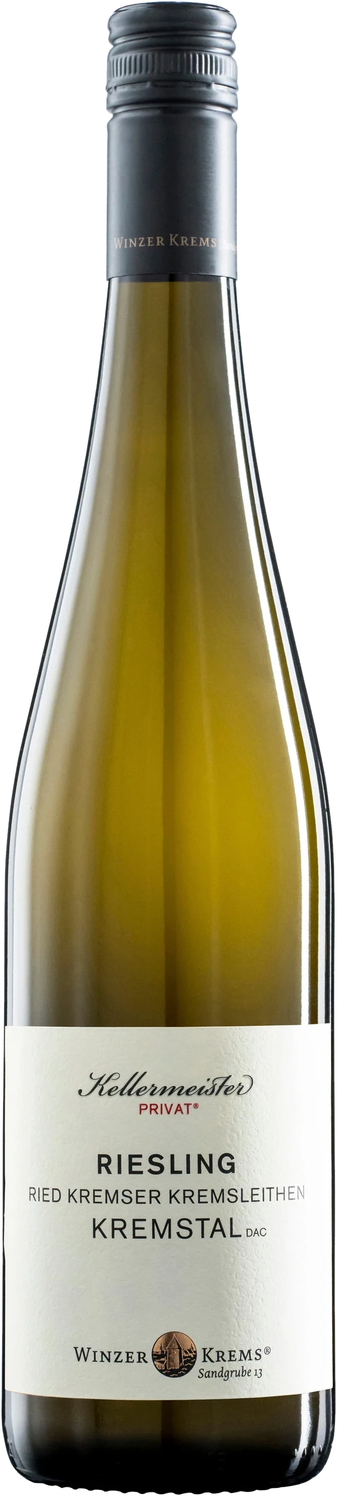 Weißwein-Flasche Ried Kremsleithen Krems Kellermeister Privat von Winzer Krems eG
