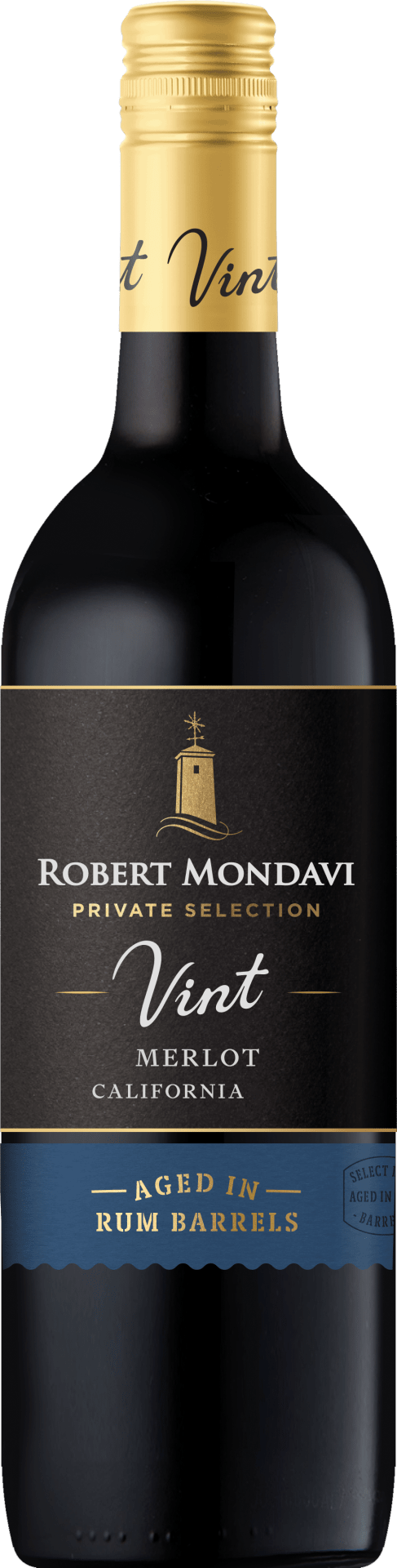 Robert Mondavi Private Selection Vint Merlot Rum Barrel Aged