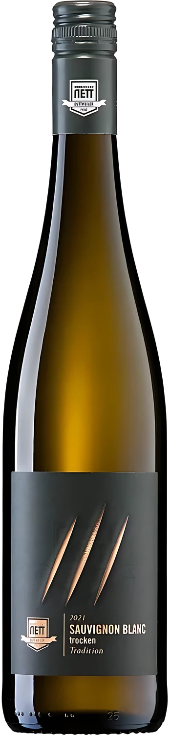 White wine bottle Sauvignon Blanc dry III Tradition from winery Bergdolt-Reif & Nett