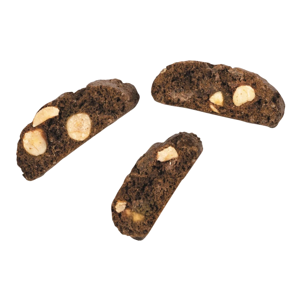 Cantuccini con nocciole e cioccolato fondente