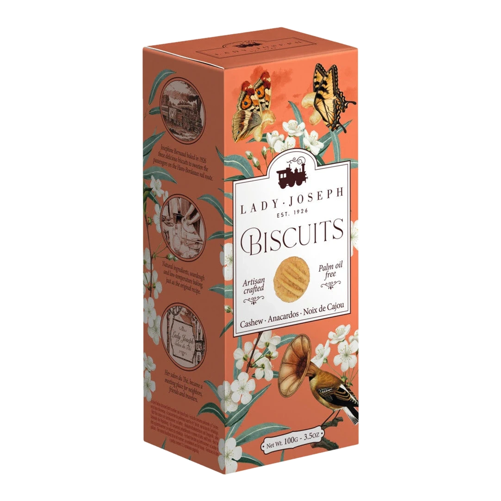 Lady Joseph Cashew Biscuit – kleine, knusprige Cashew-Kekse mit buttrigem Aroma und feinem Salzakzent.