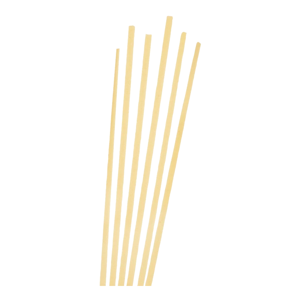 Linguine – flat, slightly oval noodles from Liguria, ideal for pesto or vongole sauces.