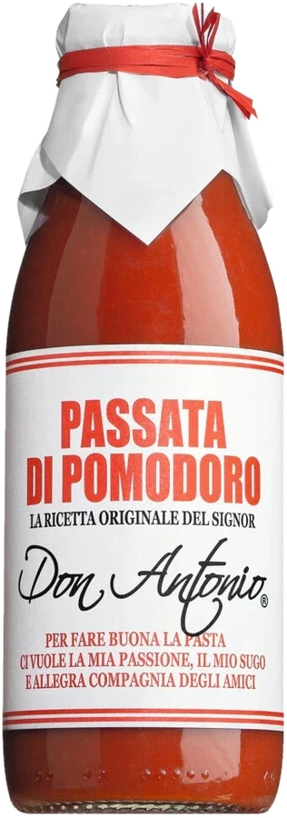 Casina Rossa Passata di pomodoro – glass bottle with red tomato sauce, handmade according to a traditional family recipe