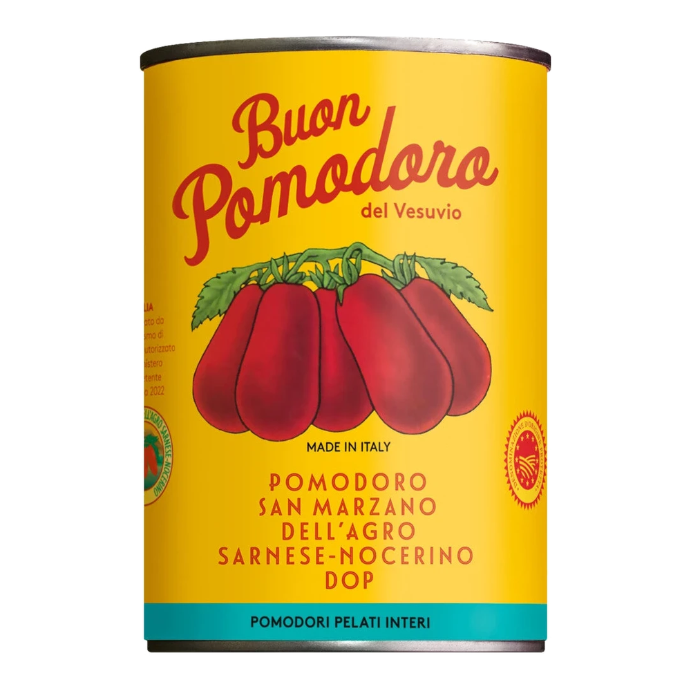 Solania Pomodoro Pelato San Marzano D.O.P. – geschälte San-Marzano-Tomaten im eigenen Saft, Dose