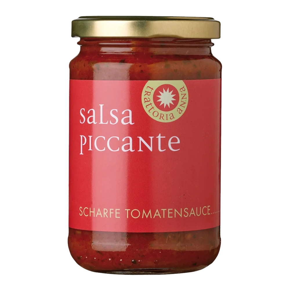 Trattoria Anna Salsa Piccante 290g – pikante italienische Chilisauce im Glas