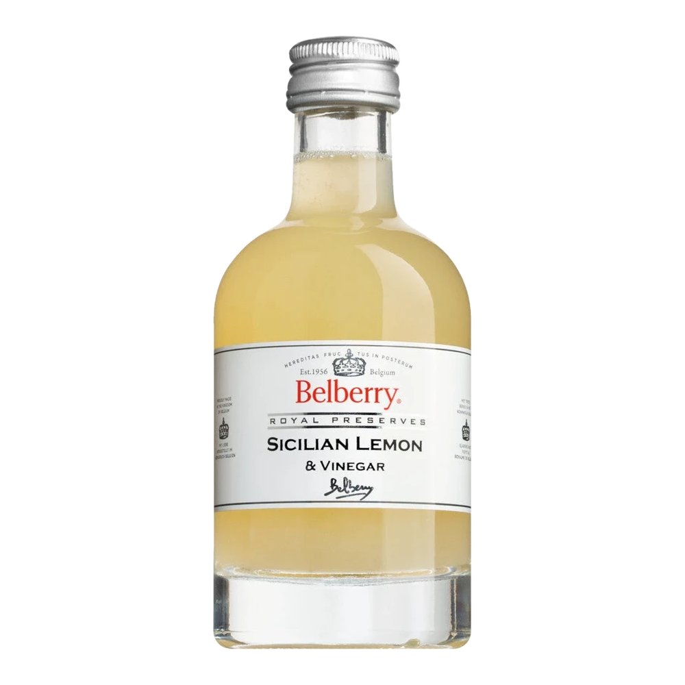 Belberry Sicilian Lemon Vinegar – bottle with Sicilian lemon vinegar