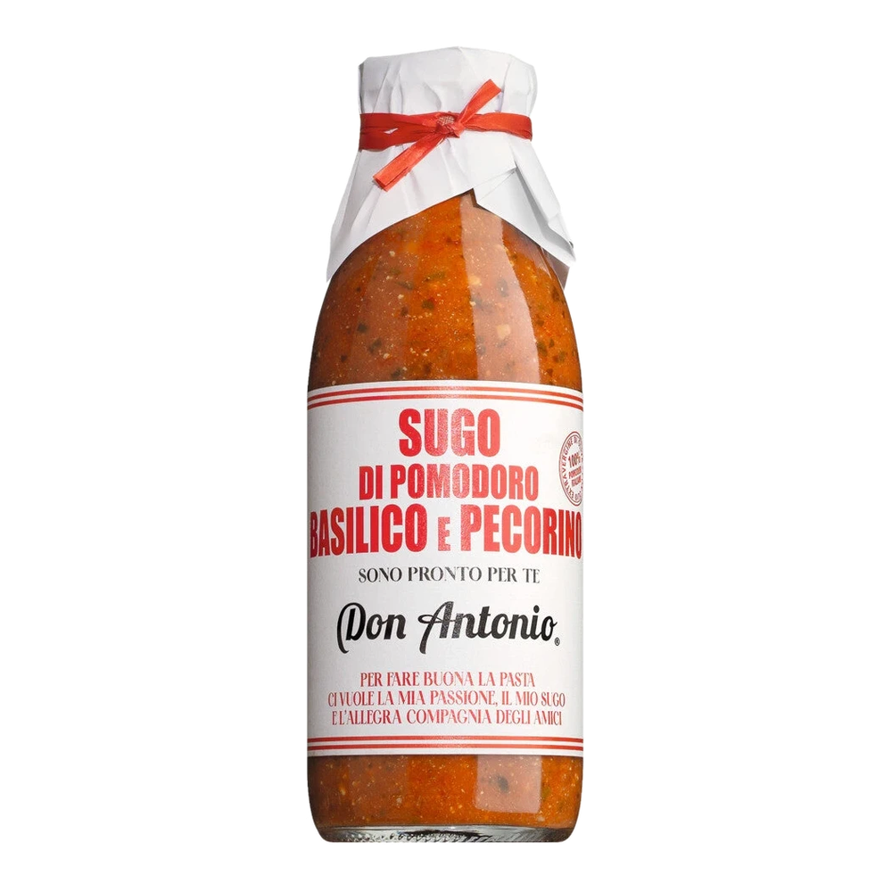 Casina Rossa Sugo al basilico e pecorino – Tomatensauce mit Basilikum und Pecorino im Glas