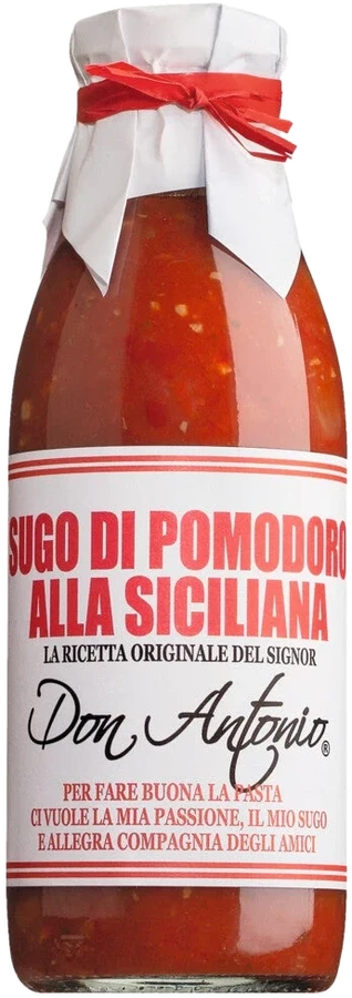 Casina Rossa Sugo alla Siciliana – jar with Sicilian tomato sauce with eggplant and bell peppers