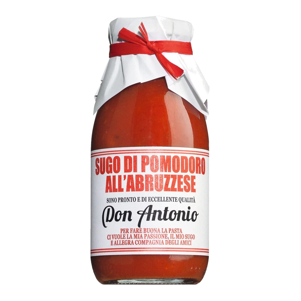 Glas Sugo all'Abruzzese mit Tomaten und Paprika, cremige italienische Sauce aus den Abruzzen
