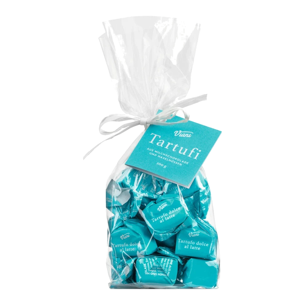 Milk chocolate truffles with Piedmont hazelnuts, in a bag (Tartufi cioccolato al latte)