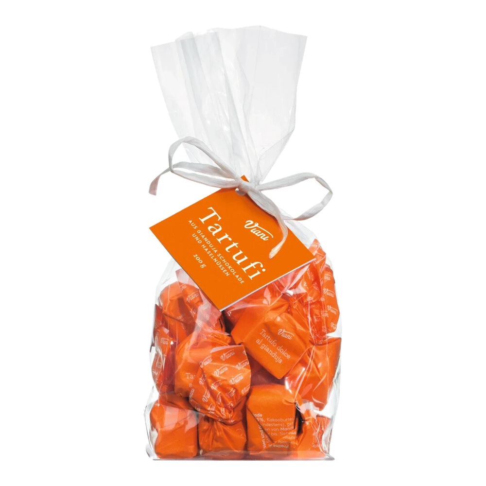 Bag with approx. 14 Gianduia chocolate truffles from Piedmont, gluten-free, serve at room temperature