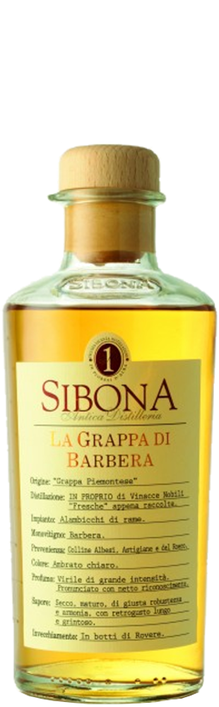 Sibona La Grappa di Barbera