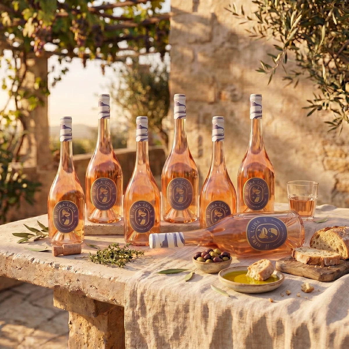 Sparpaket 6× Mira Luna Coteaux Varois en Provence Rosé