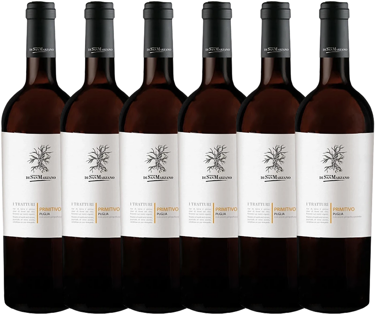 Sparpaket 6× I Tratturi Primitivo Puglia
