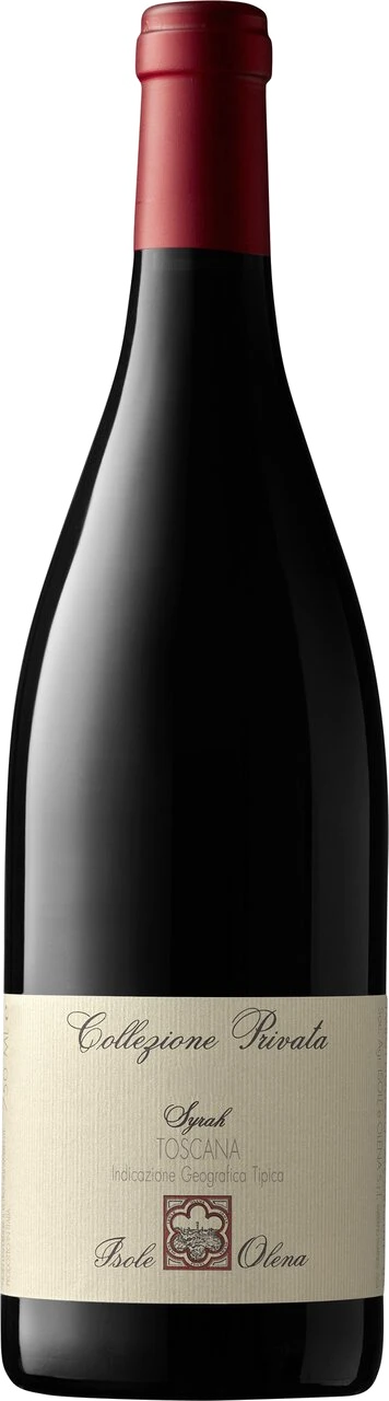 Isole e Olena Syrah Toscana Collezione Privata IGT – tiefroter Super Tuscan mit Brombeere, Pfeffer und Würze.