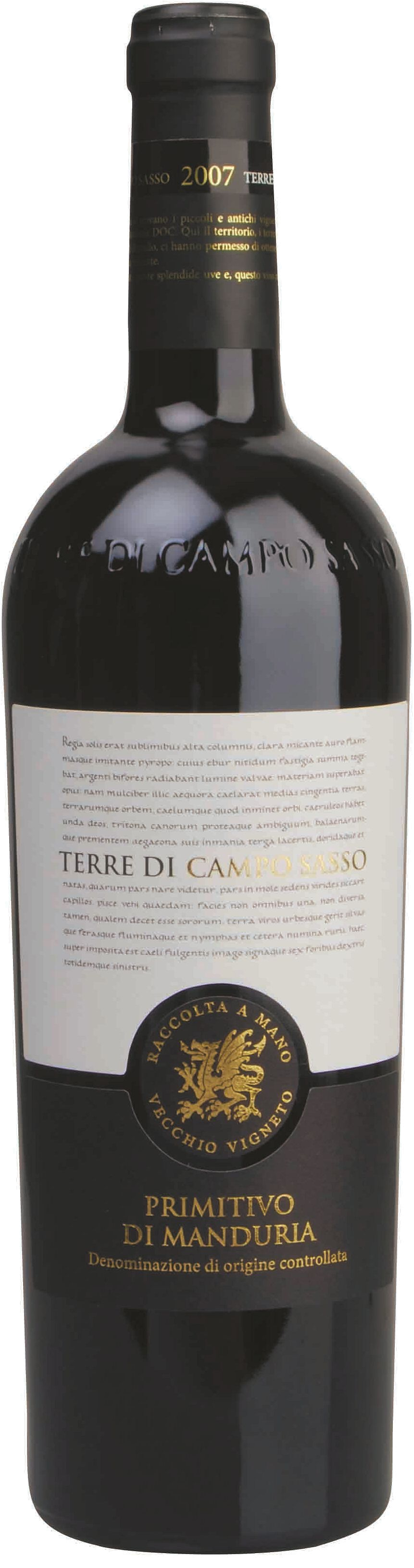 Terre di Campo Sasso Primitivo di Manduria DOC