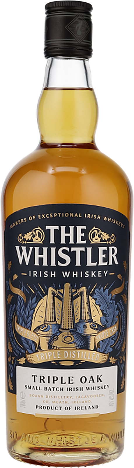 The Whistler Triple Oak Small Batch Irish Whiskey 40% 0.7l
