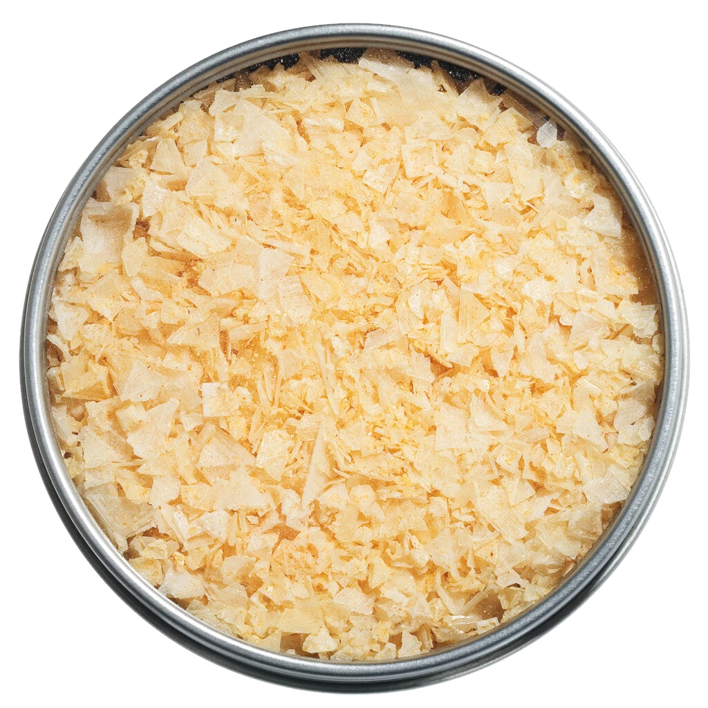 Salt crystals lemon