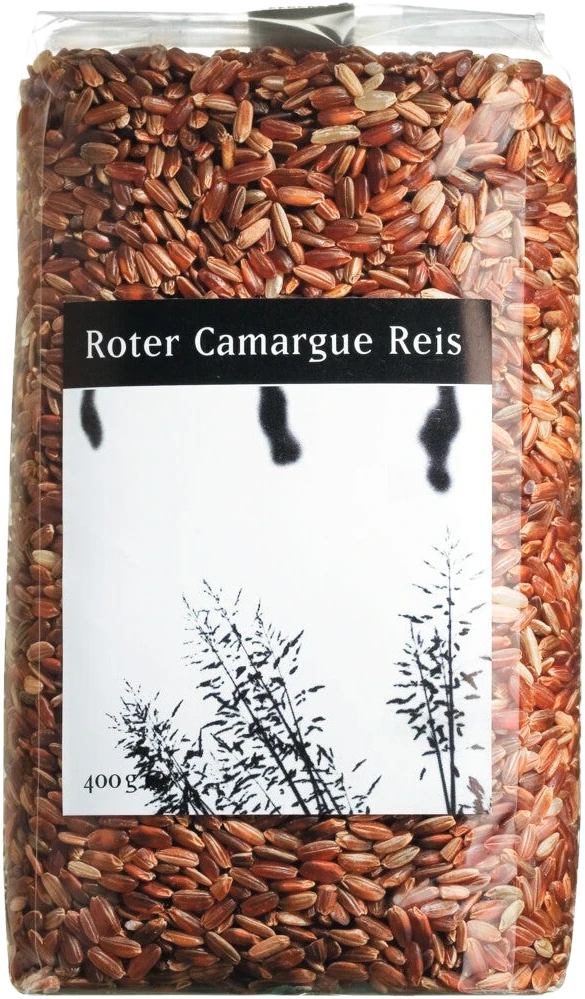Viani Roter Camargue Reis – rotbraune Reiskörner in einer Packung, 500 g Feinkostprodukt