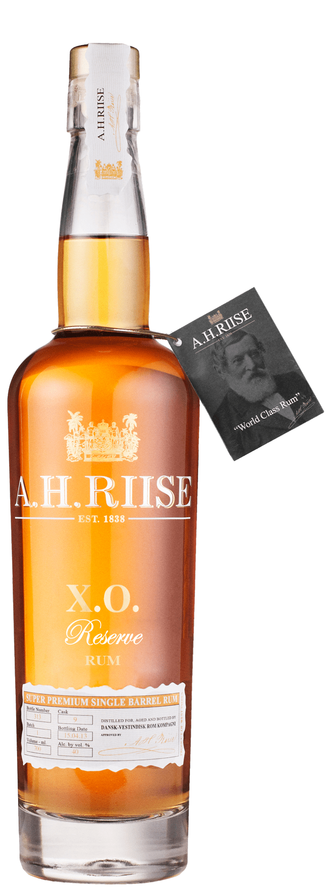 A.H. Riise XO Reserve Rum 40% vol.